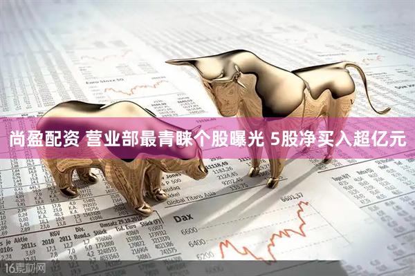 尚盈配资 营业部最青睐个股曝光 5股净买入超亿元