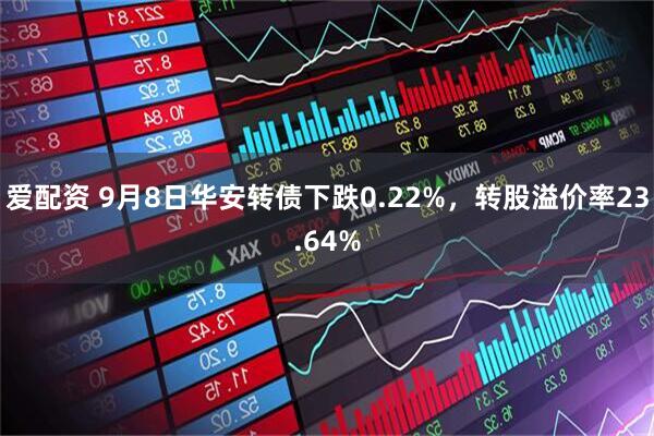 爱配资 9月8日华安转债下跌0.22%，转股溢价率23.64%